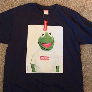 Supreme box logo Kermit navy blue